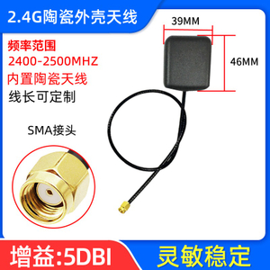 さまざまなコネクタを選択できる 2.4G アンテナ GL006 