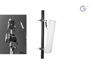 高利得 12dBi 屋外パネル アンテナ、N メス コネクタ付き GL-DY7027S6512