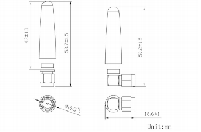 GL-DY401-4Gの寸法