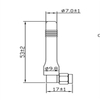 小型3Gラバーアンテナ GL-DY419