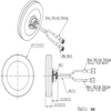 GNSS および GSM/3G コンボ アンテナ 2m ケーブル Sma オス GL-DY046L