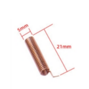 リン銅 材質 3dBi ゲイン 433MHz スプリングアンテナ GL1305