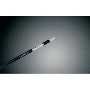 50Ω 15GHz 同軸ケーブル 黒 PVC ジャケット